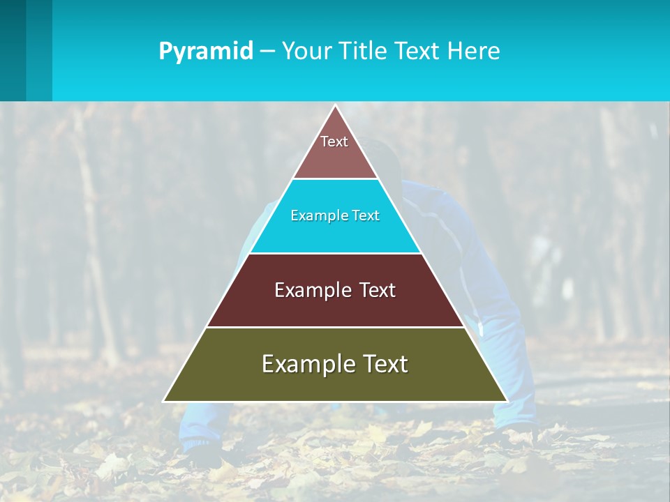 A Man Is Doing Push Ups In The Park PowerPoint Template