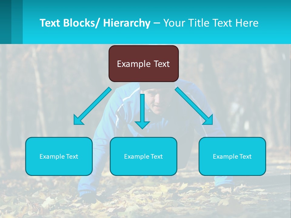 A Man Is Doing Push Ups In The Park PowerPoint Template