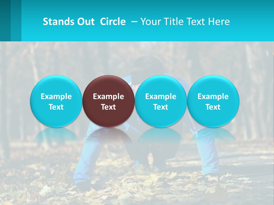 A Man Is Doing Push Ups In The Park PowerPoint Template