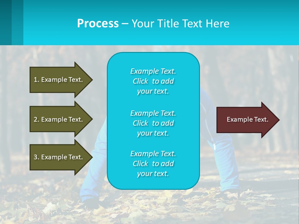 A Man Is Doing Push Ups In The Park PowerPoint Template