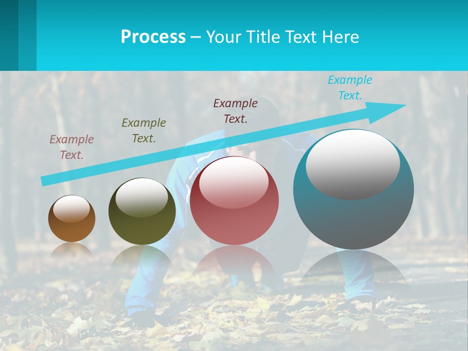 A Man Is Doing Push Ups In The Park PowerPoint Template