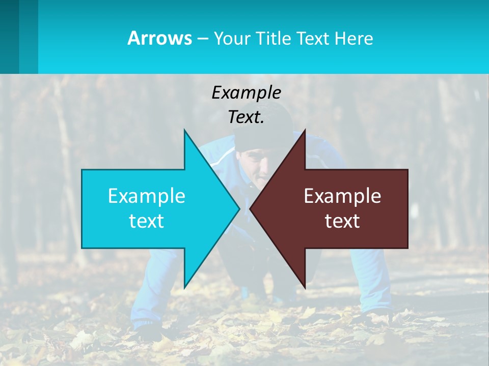 A Man Is Doing Push Ups In The Park PowerPoint Template