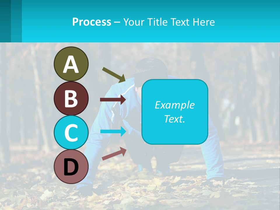 A Man Is Doing Push Ups In The Park PowerPoint Template