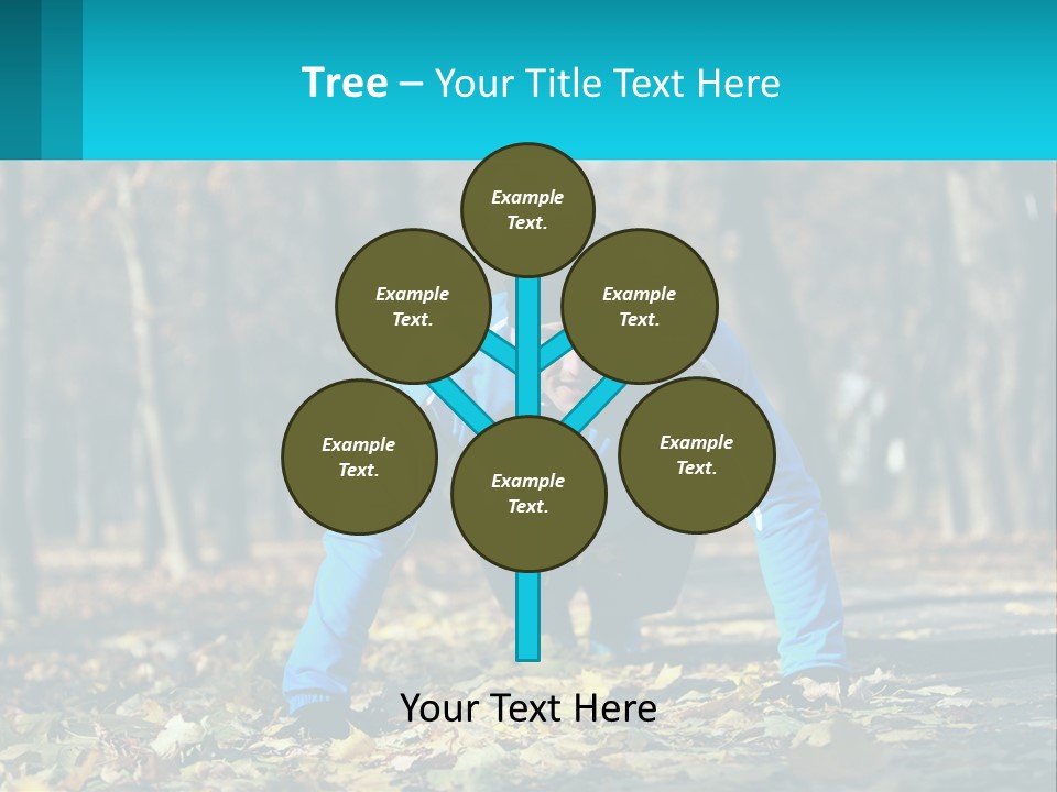 A Man Is Doing Push Ups In The Park PowerPoint Template