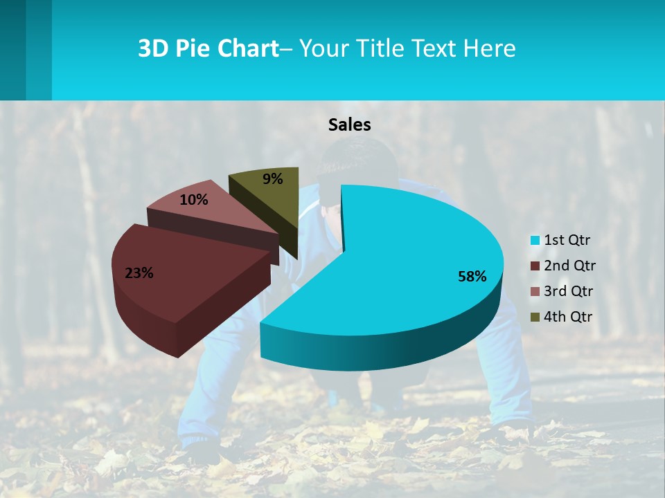 A Man Is Doing Push Ups In The Park PowerPoint Template