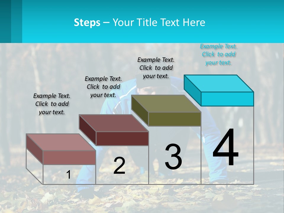 A Man Is Doing Push Ups In The Park PowerPoint Template
