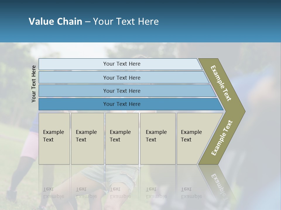 A Group Of Children Playing Tug Of War In A Park PowerPoint Template