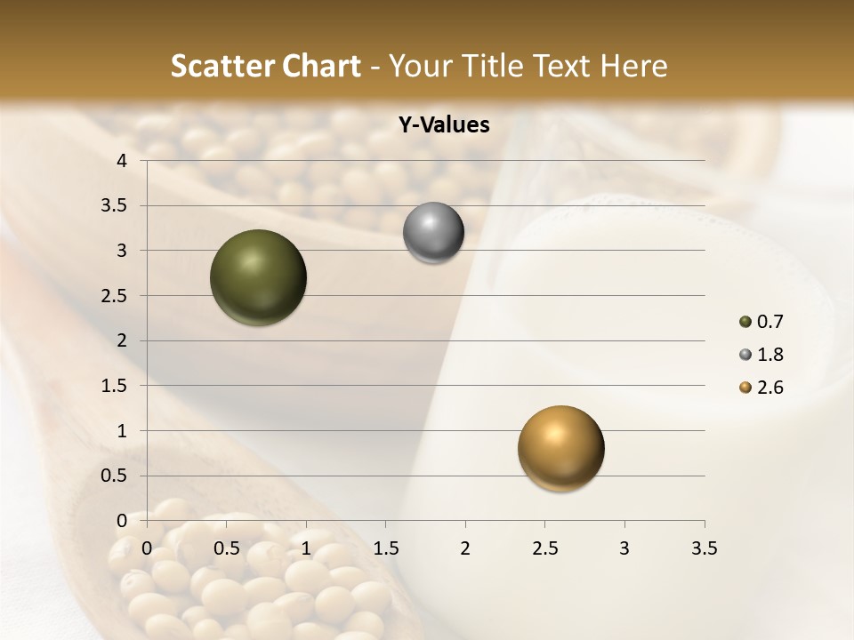 A Glass Of Milk Next To A Wooden Spoon PowerPoint Template