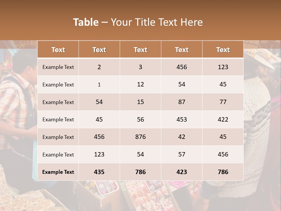 A Group Of People Standing In Front Of A Market PowerPoint Template