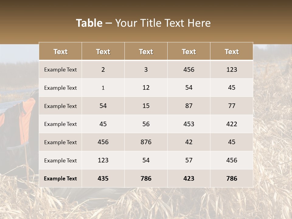 A Man Sitting In A Field Looking Through Binoculars PowerPoint Template