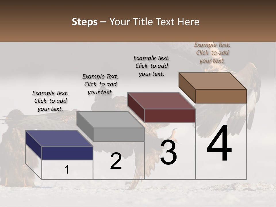 A Couple Of Birds That Are Flying In The Air PowerPoint Template