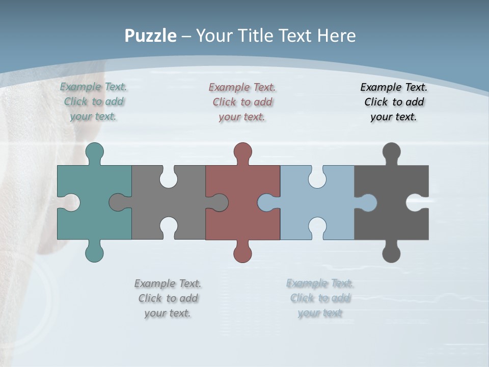 A Woman's Face With A Futuristic Interface In The Background PowerPoint Template