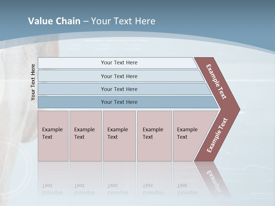 A Woman's Face With A Futuristic Interface In The Background PowerPoint Template