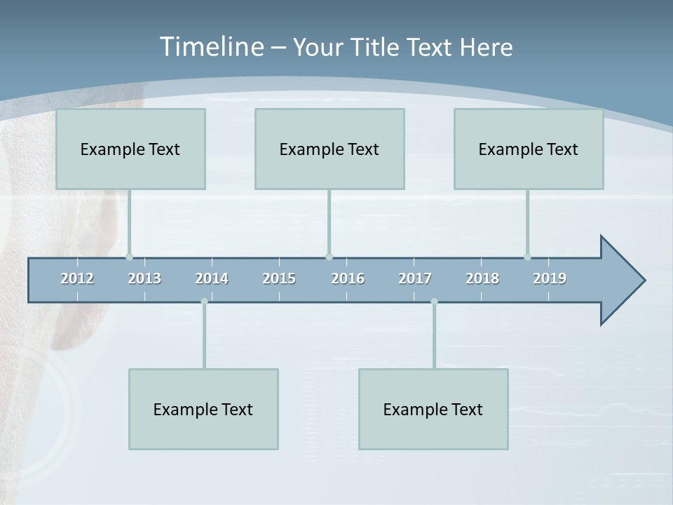 A Woman's Face With A Futuristic Interface In The Background PowerPoint Template