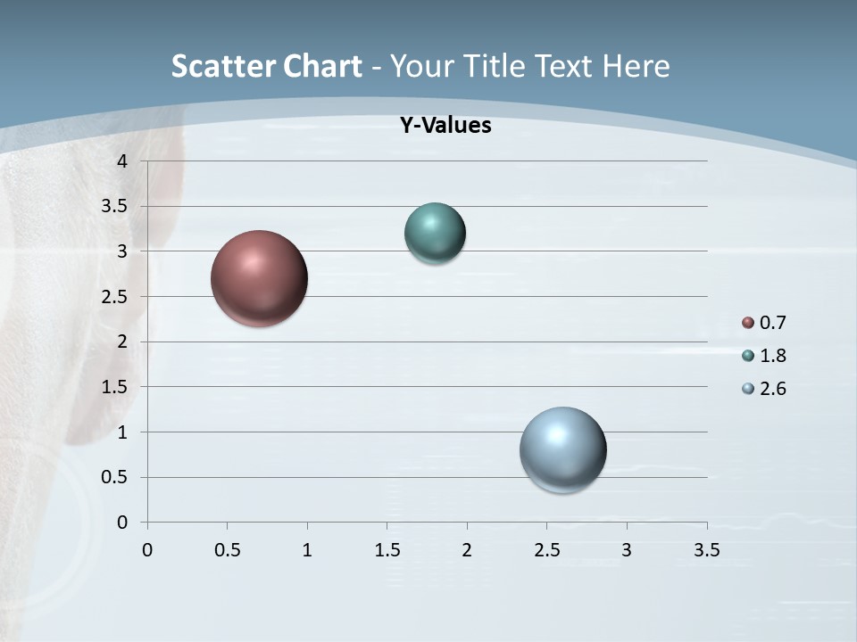 A Woman's Face With A Futuristic Interface In The Background PowerPoint Template