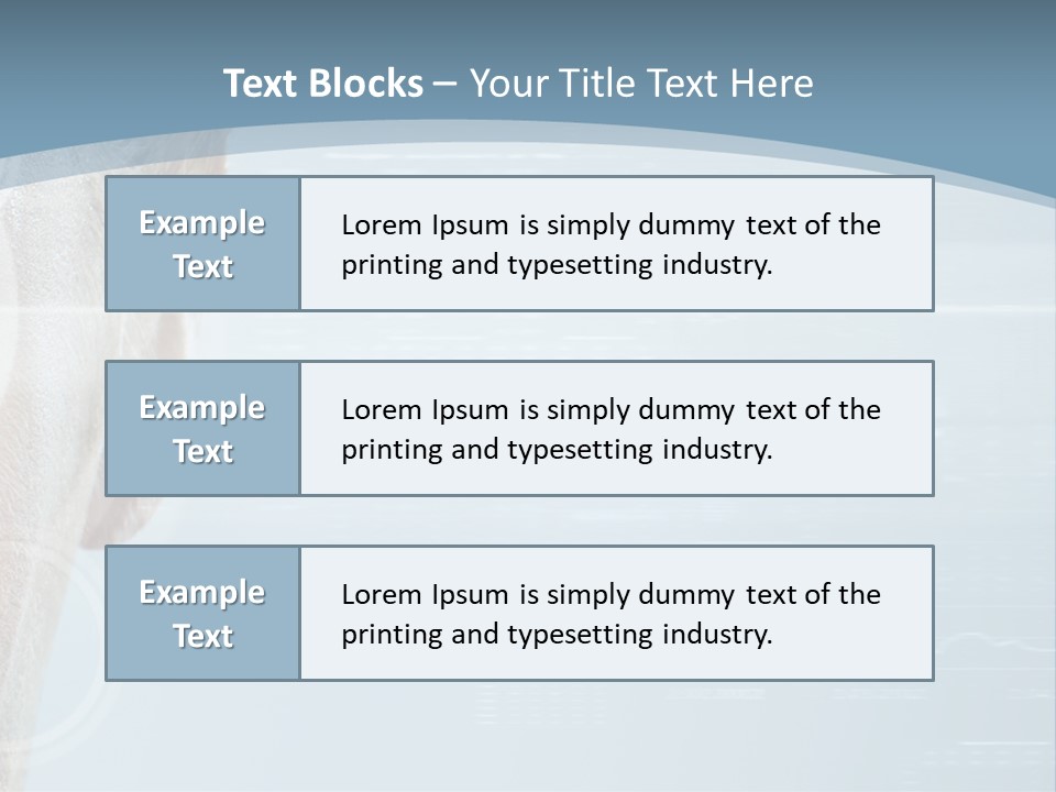 A Woman's Face With A Futuristic Interface In The Background PowerPoint Template