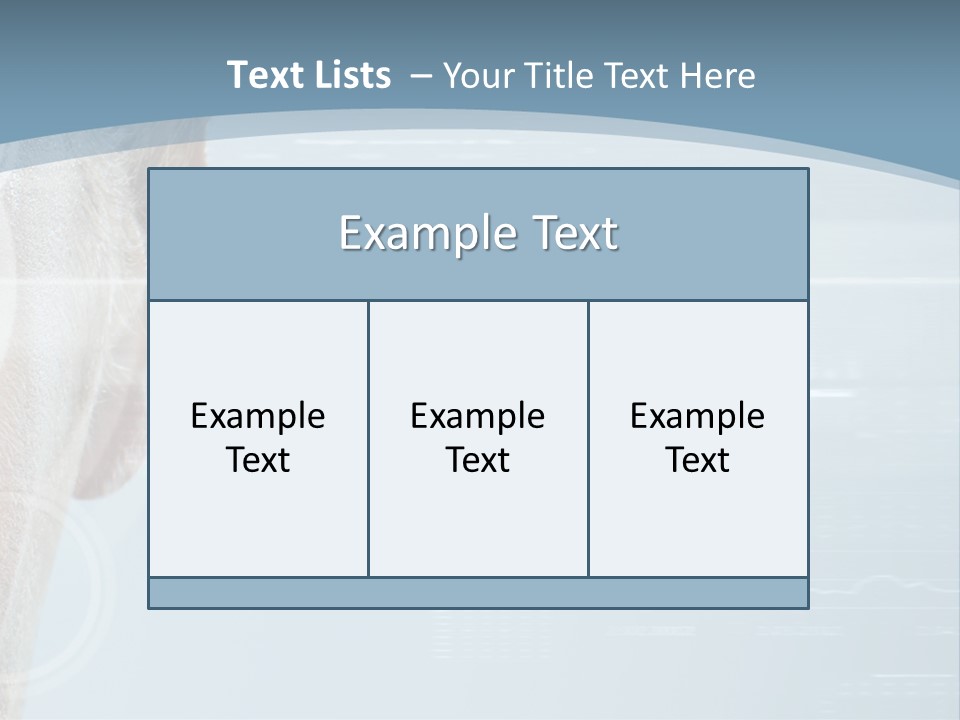 A Woman's Face With A Futuristic Interface In The Background PowerPoint Template