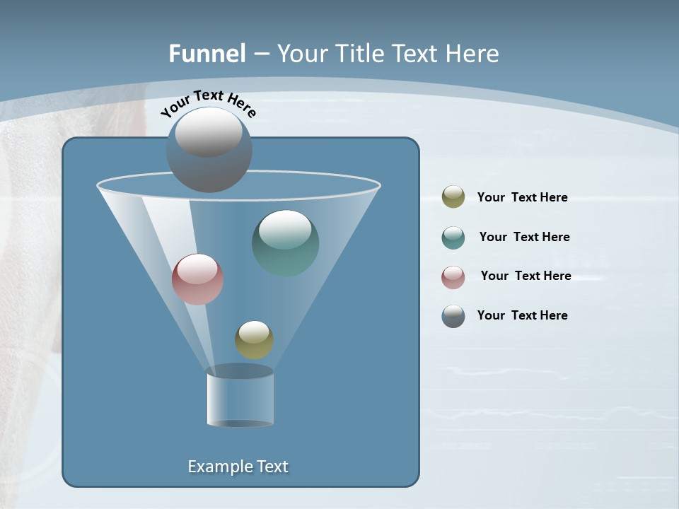 A Woman's Face With A Futuristic Interface In The Background PowerPoint Template