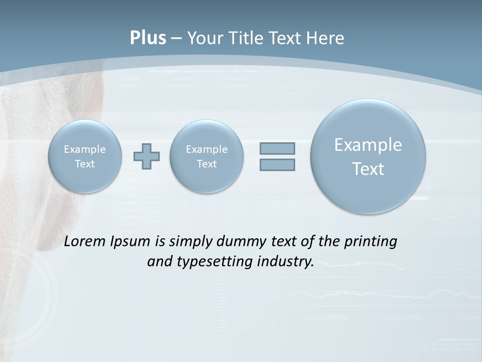 A Woman's Face With A Futuristic Interface In The Background PowerPoint Template