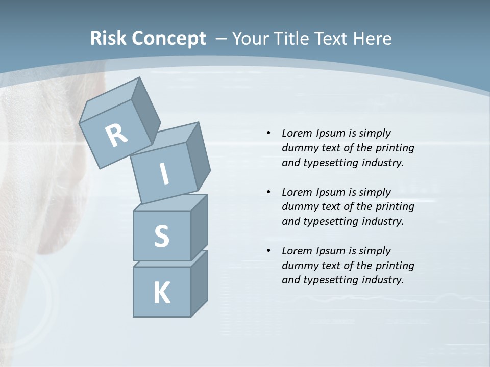 A Woman's Face With A Futuristic Interface In The Background PowerPoint Template
