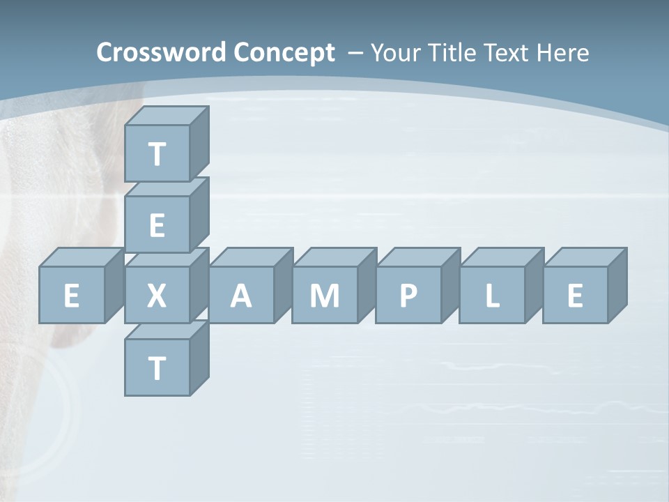 A Woman's Face With A Futuristic Interface In The Background PowerPoint Template