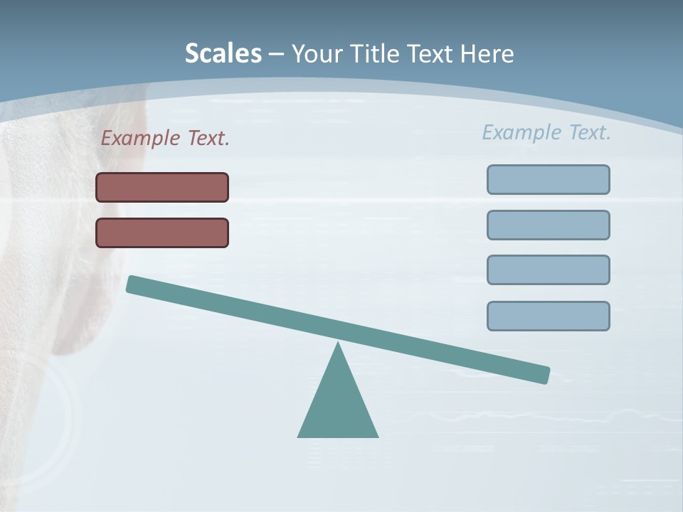 A Woman's Face With A Futuristic Interface In The Background PowerPoint Template