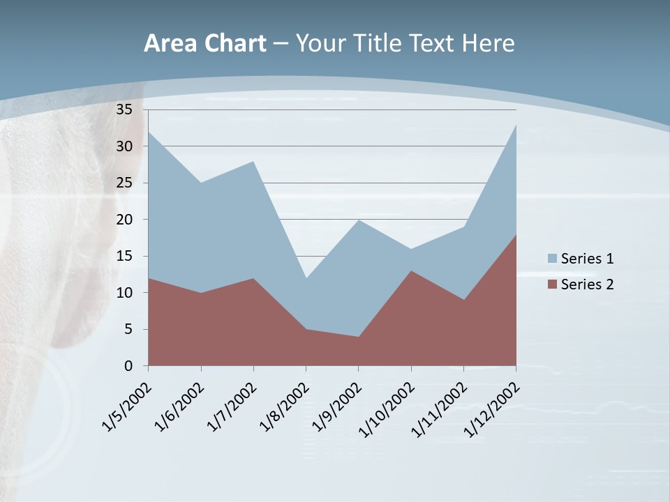 A Woman's Face With A Futuristic Interface In The Background PowerPoint Template