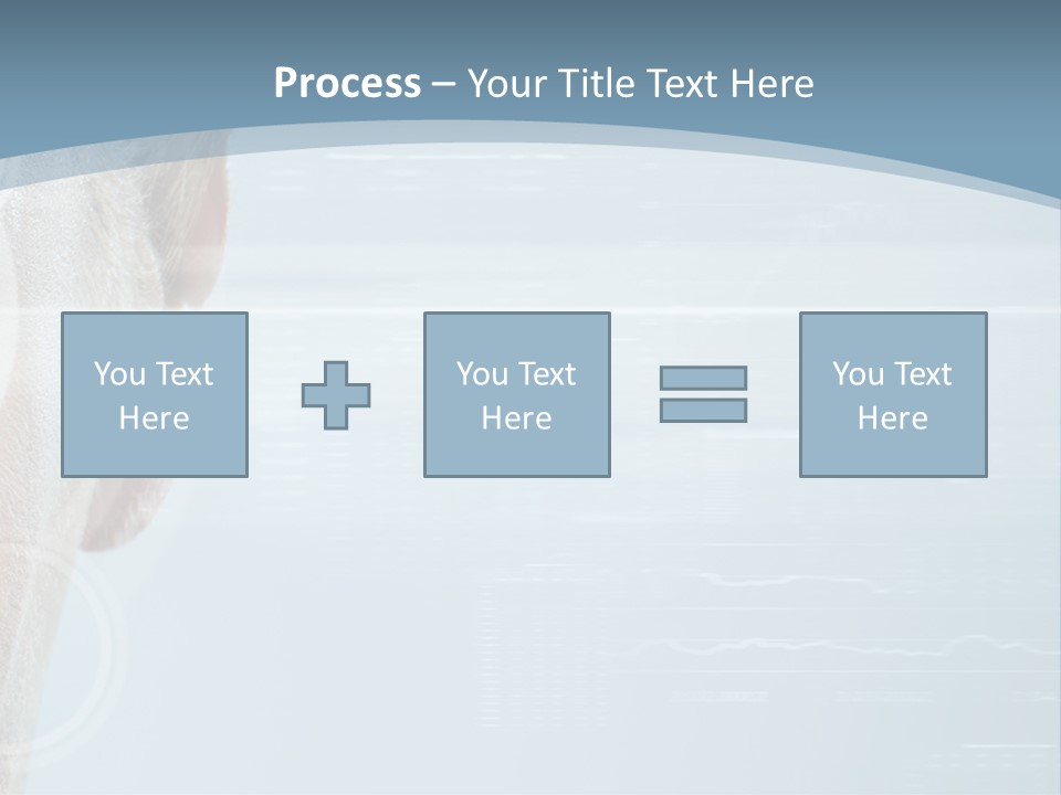 A Woman's Face With A Futuristic Interface In The Background PowerPoint Template