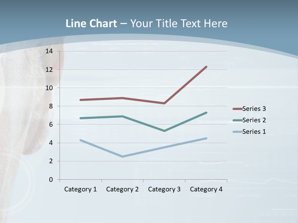 A Woman's Face With A Futuristic Interface In The Background PowerPoint Template