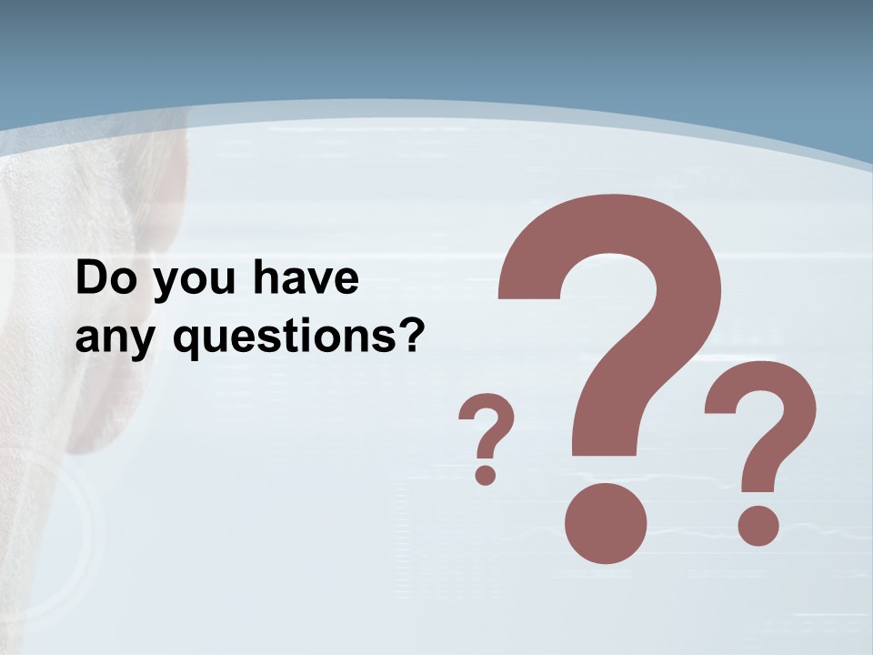 A Woman's Face With A Futuristic Interface In The Background PowerPoint Template