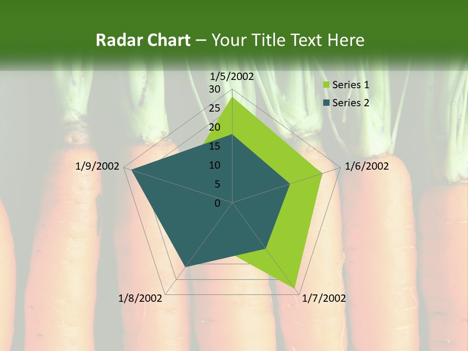 A Bunch Of Carrots Are Lined Up In A Row PowerPoint Template