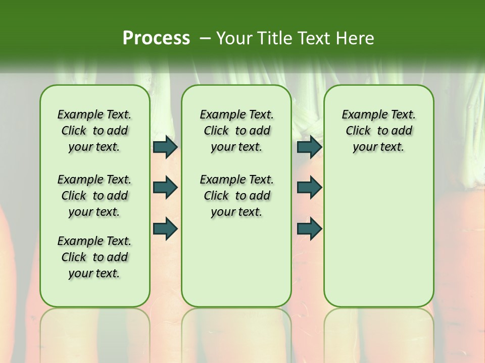 A Bunch Of Carrots Are Lined Up In A Row PowerPoint Template