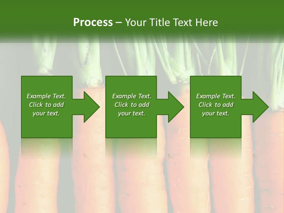 A Bunch Of Carrots Are Lined Up In A Row PowerPoint Template