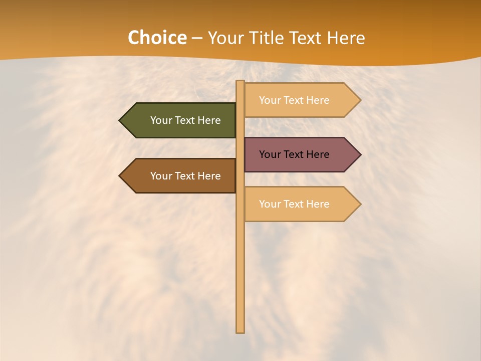 A Small Animal Sitting On Top Of A Tree Stump PowerPoint Template