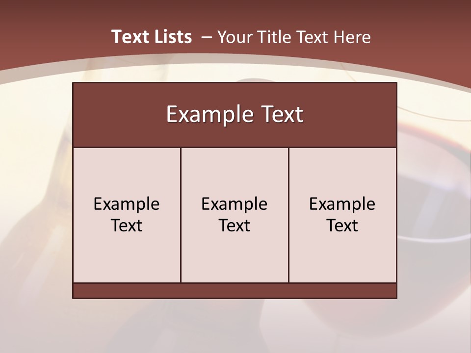 Two Bottles Of Wine And A Glass Of Wine On A Table PowerPoint Template