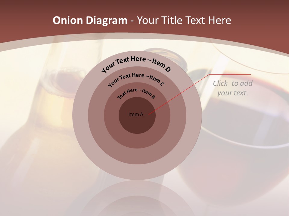 Two Bottles Of Wine And A Glass Of Wine On A Table PowerPoint Template