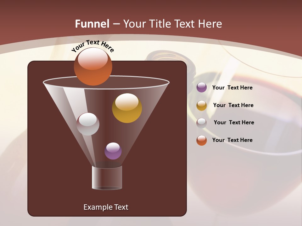 Two Bottles Of Wine And A Glass Of Wine On A Table PowerPoint Template