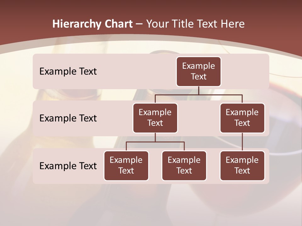 Two Bottles Of Wine And A Glass Of Wine On A Table PowerPoint Template