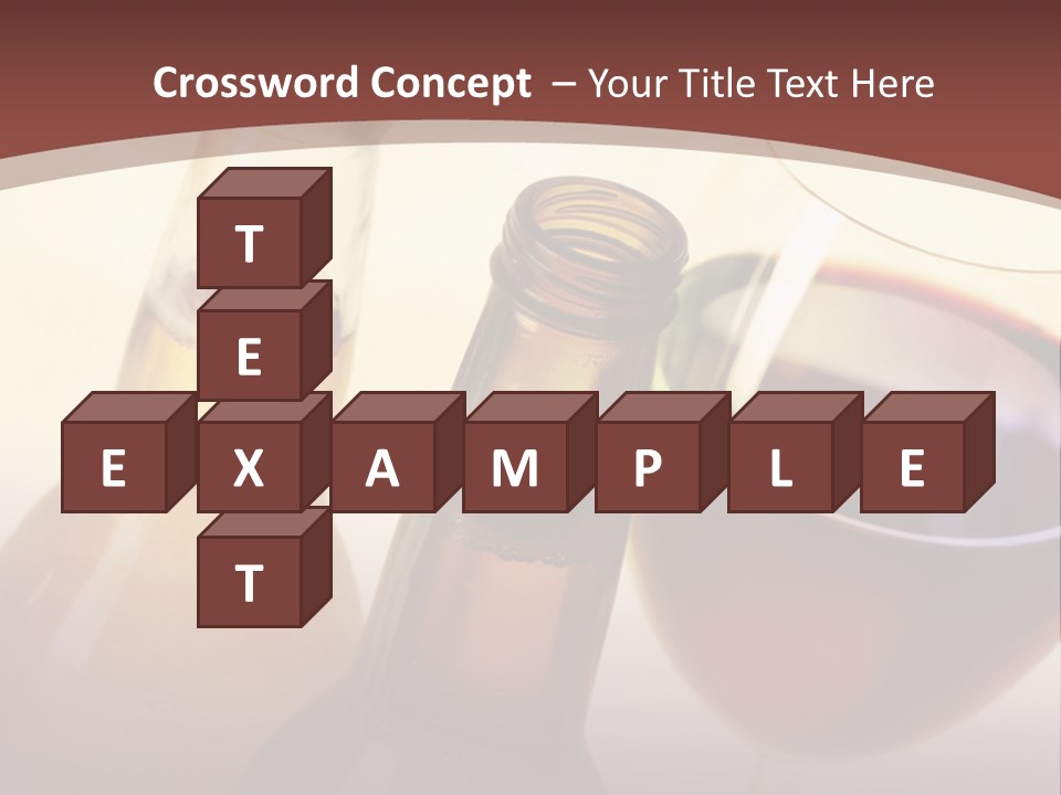 Two Bottles Of Wine And A Glass Of Wine On A Table PowerPoint Template