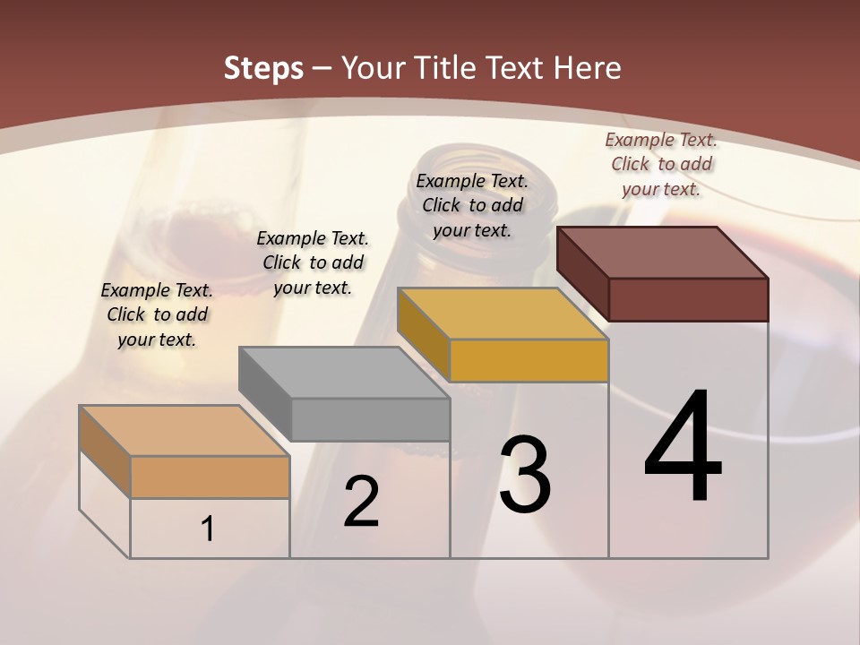 Two Bottles Of Wine And A Glass Of Wine On A Table PowerPoint Template