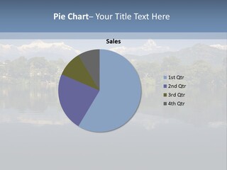 A Large Body Of Water With Mountains In The Background PowerPoint Template