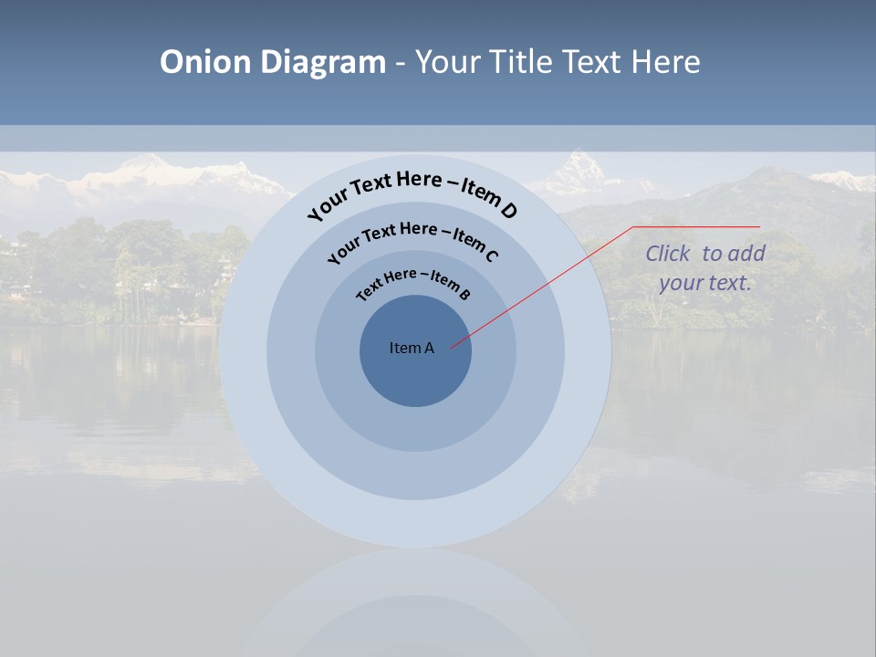 A Large Body Of Water With Mountains In The Background PowerPoint Template