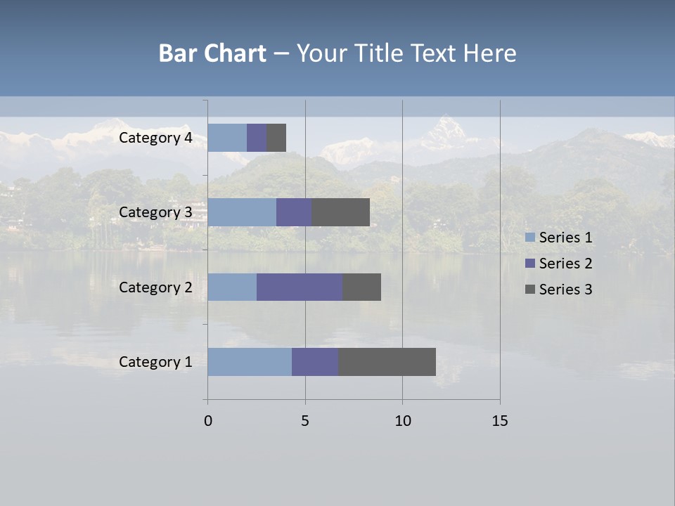 A Large Body Of Water With Mountains In The Background PowerPoint Template