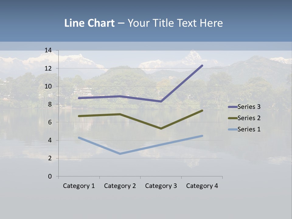 A Large Body Of Water With Mountains In The Background PowerPoint Template