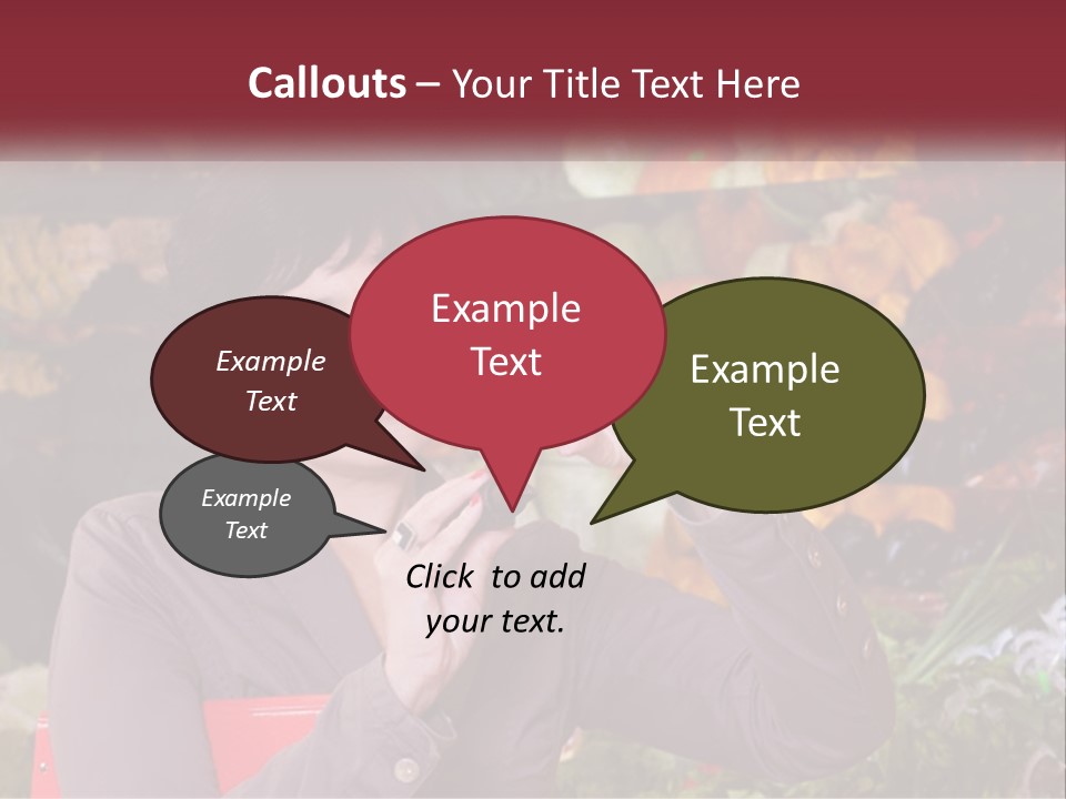 A Woman Holding An Orange In Front Of A Display Of Fruit PowerPoint Template