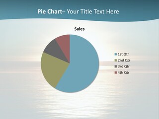 The Sun Is Setting Over The Ocean Powerpoint Template PowerPoint Template