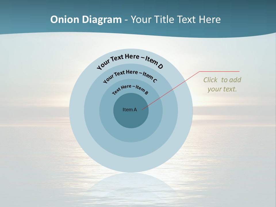 The Sun Is Setting Over The Ocean Powerpoint Template PowerPoint Template