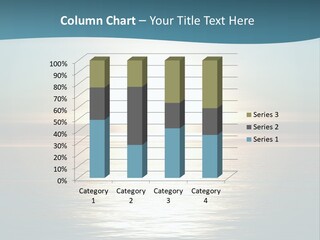 The Sun Is Setting Over The Ocean Powerpoint Template PowerPoint Template