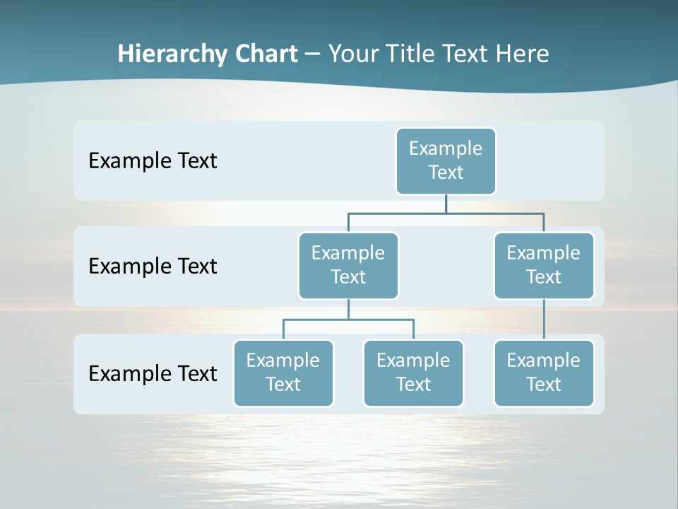 The Sun Is Setting Over The Ocean Powerpoint Template PowerPoint Template