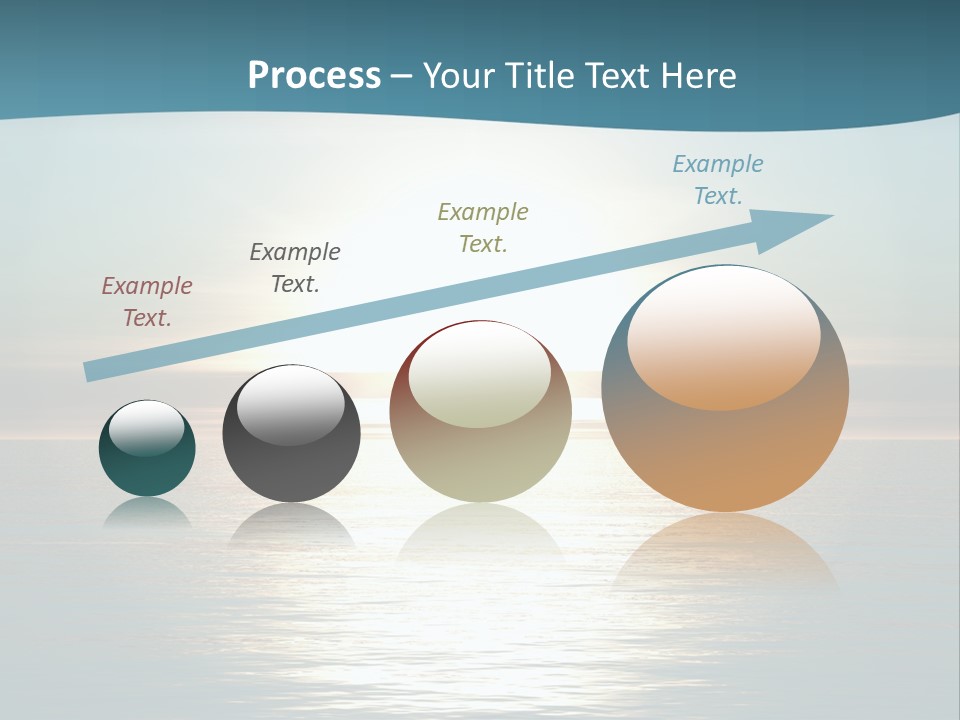 The Sun Is Setting Over The Ocean Powerpoint Template PowerPoint Template